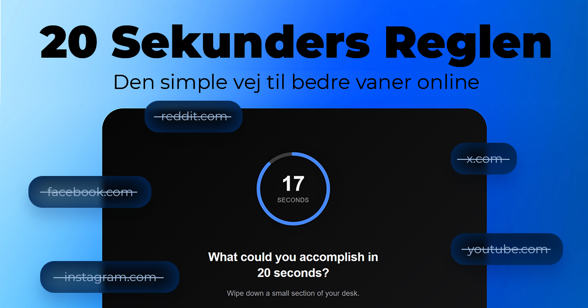 20 Sekunders Reglen: Opbyg Gode Vaner, Bryd de Dårlige