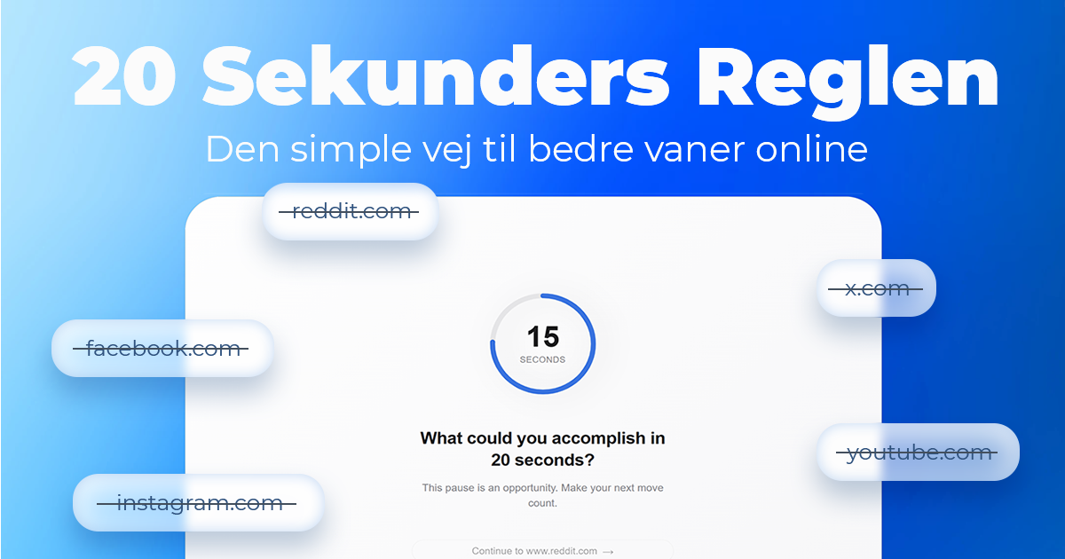 20 Sekunders Reglen: Opbyg Gode Vaner, Bryd de Dårlige